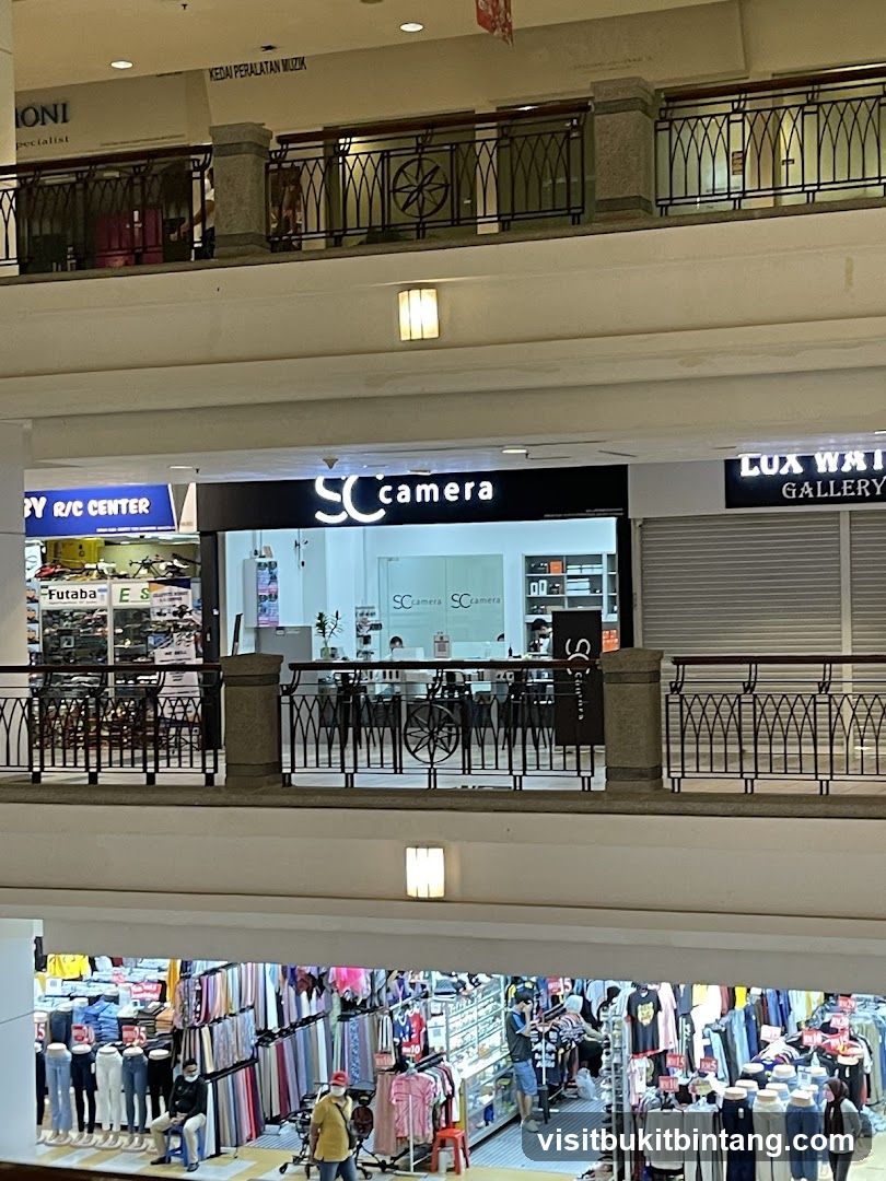 Mall Interior with Shops and Stalls