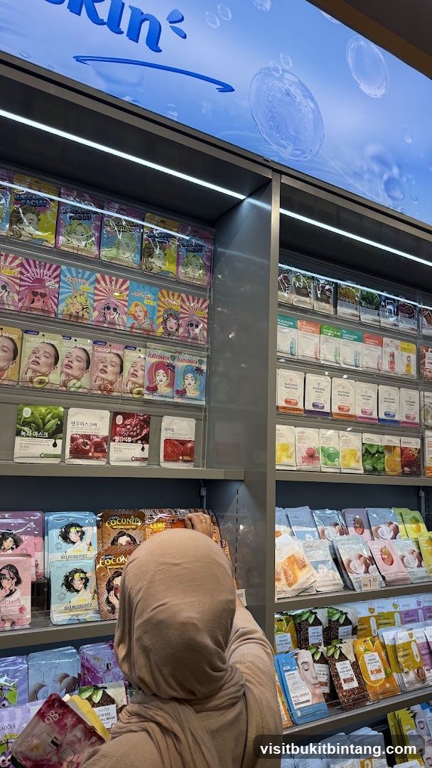 Skincare Products Display
