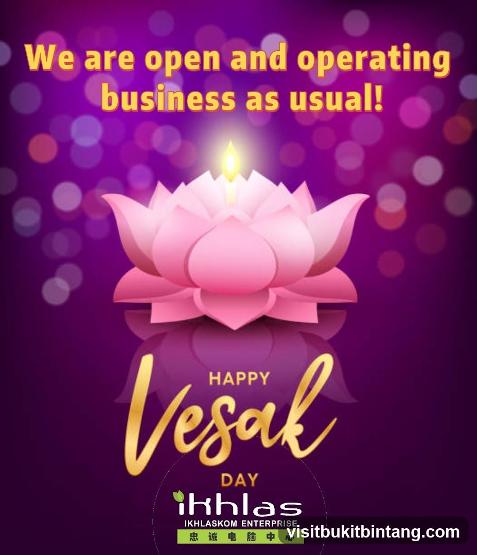 Happy Vesak Day Announcement