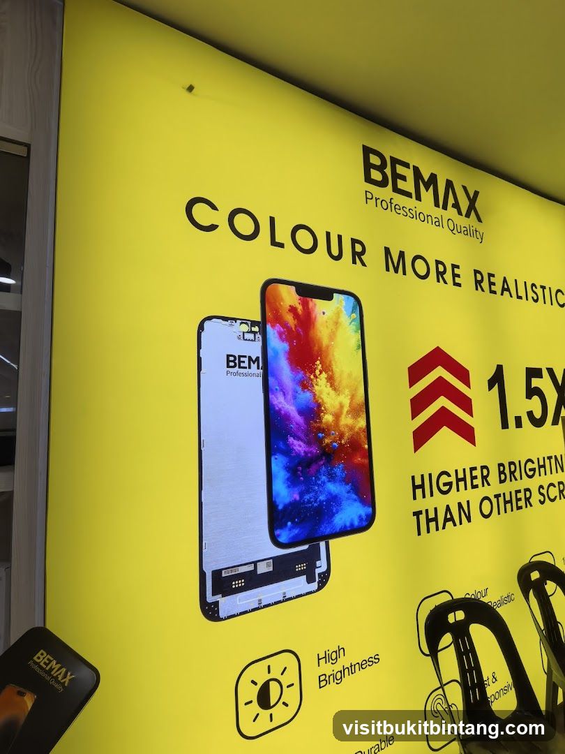 Bemax Professional Quality Display Advertisement