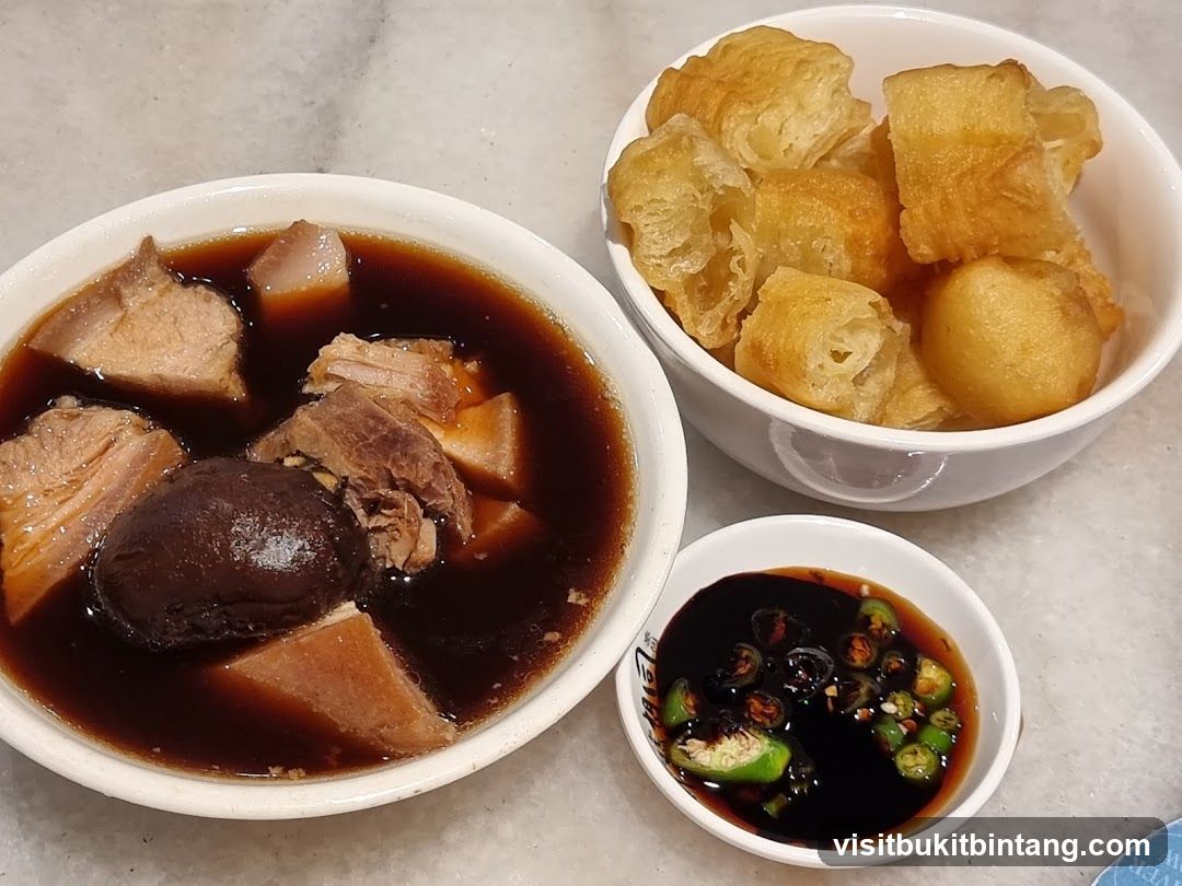 Pork Rib Soup with Sides