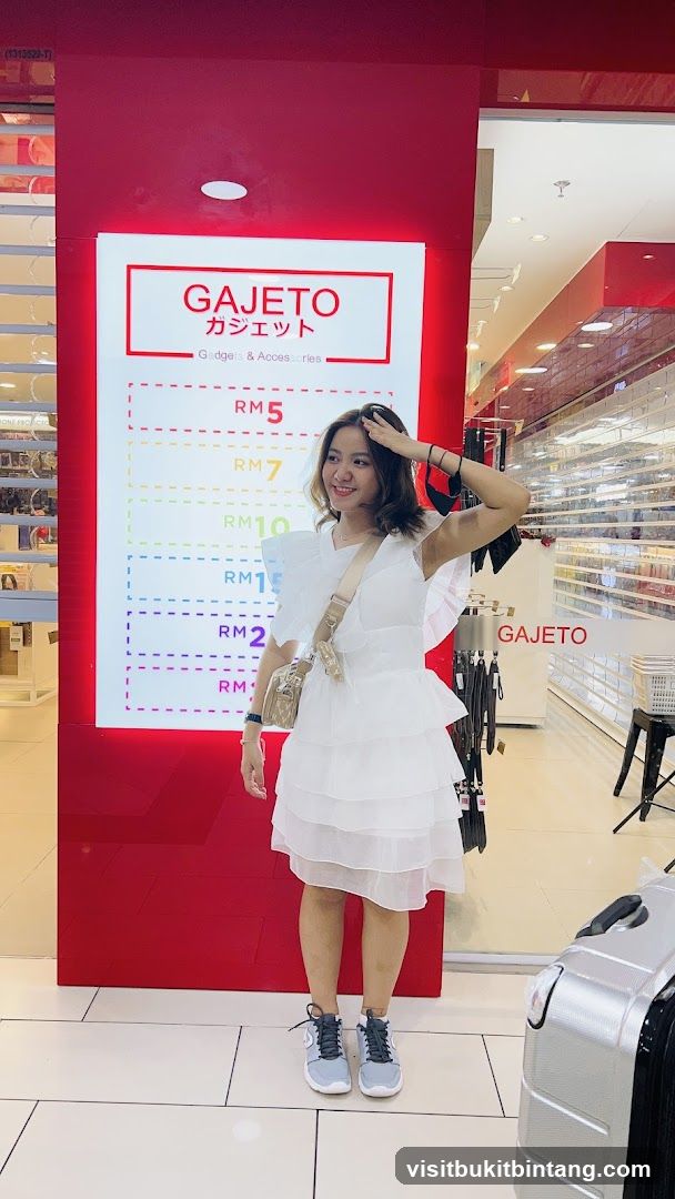 Woman Posing in Front of a Store Display