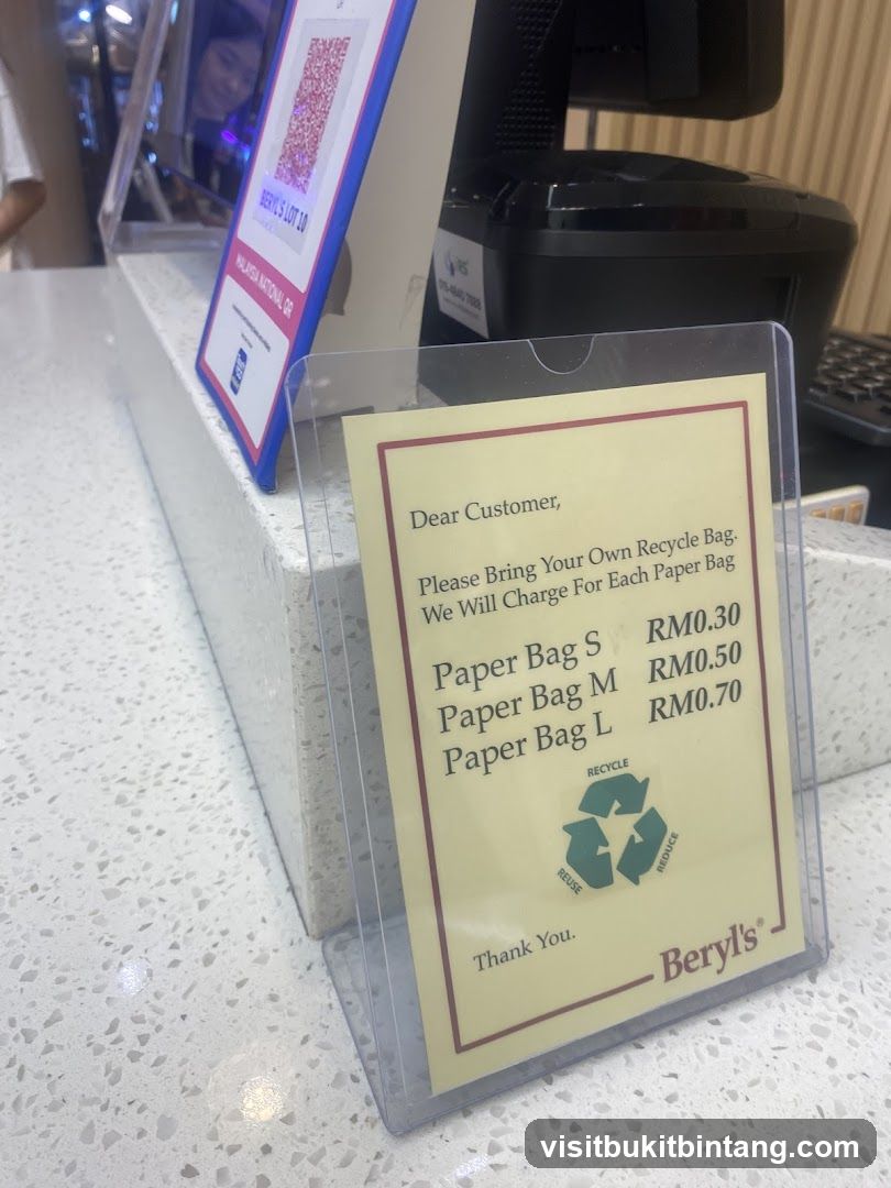 Beryl's Paper Bag Charges
