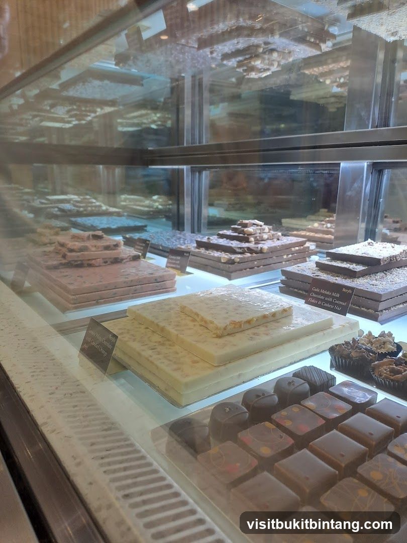 Display Case of Chocolates