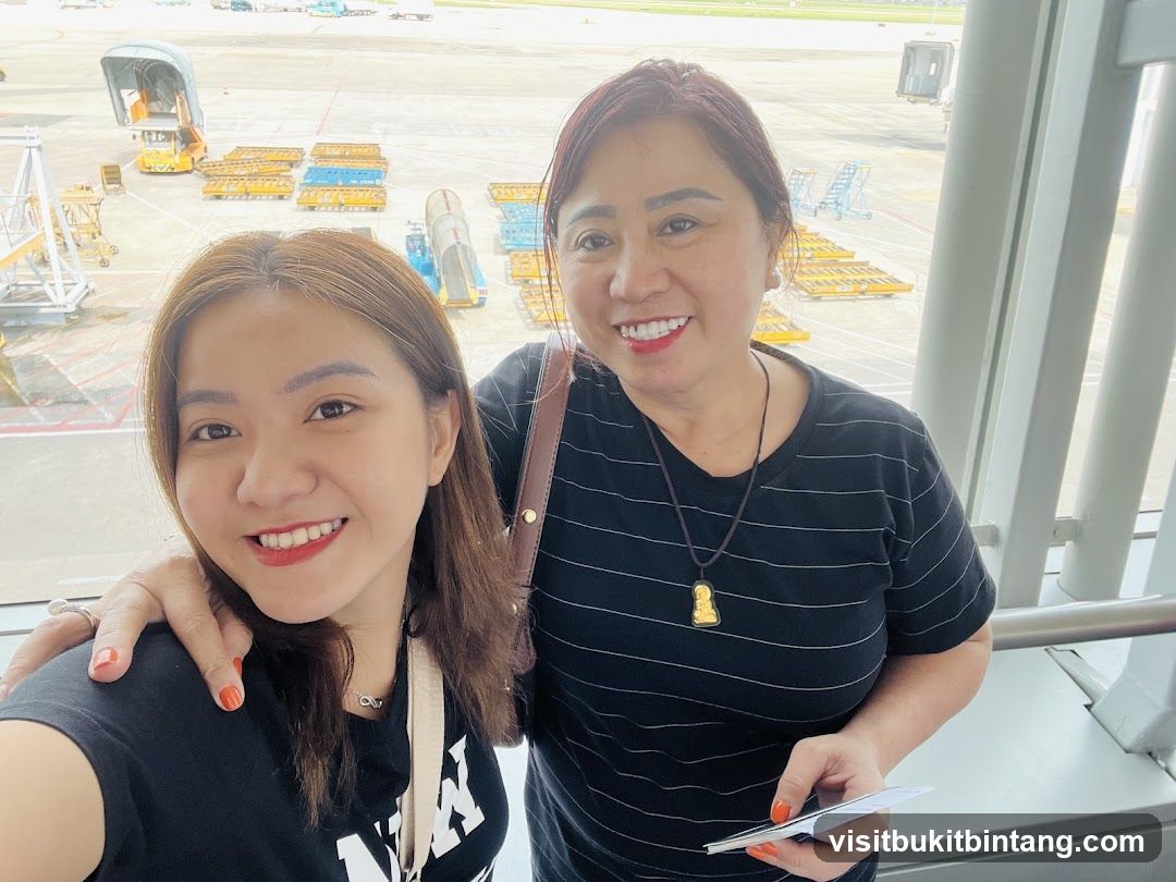 Two Women at Airport