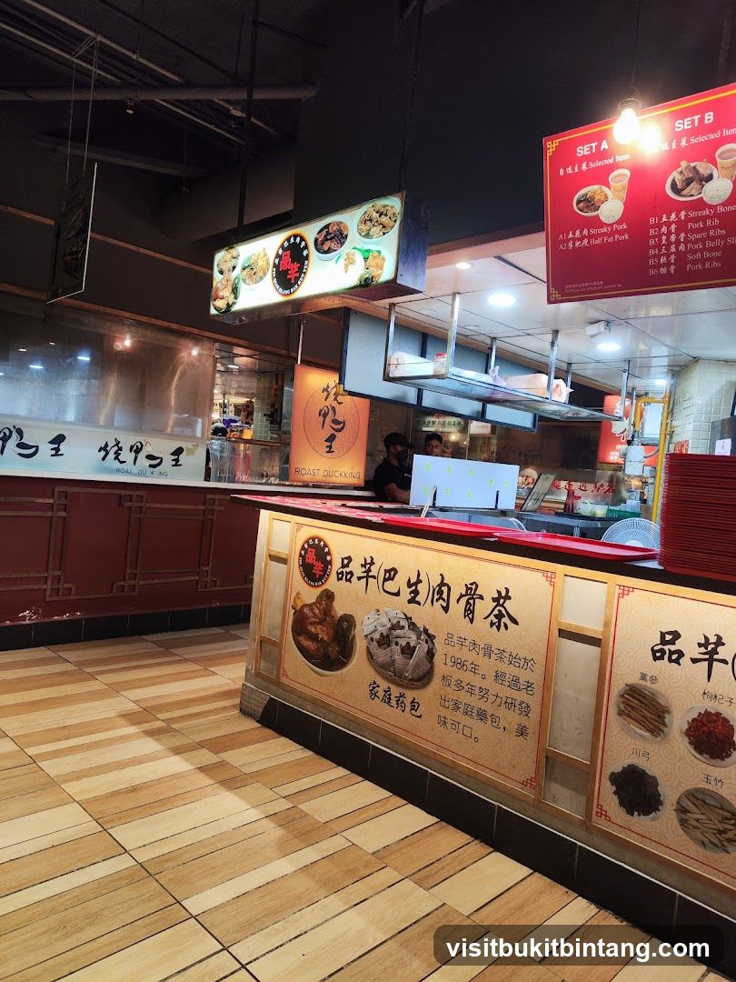 Food Stall with Menu Boards