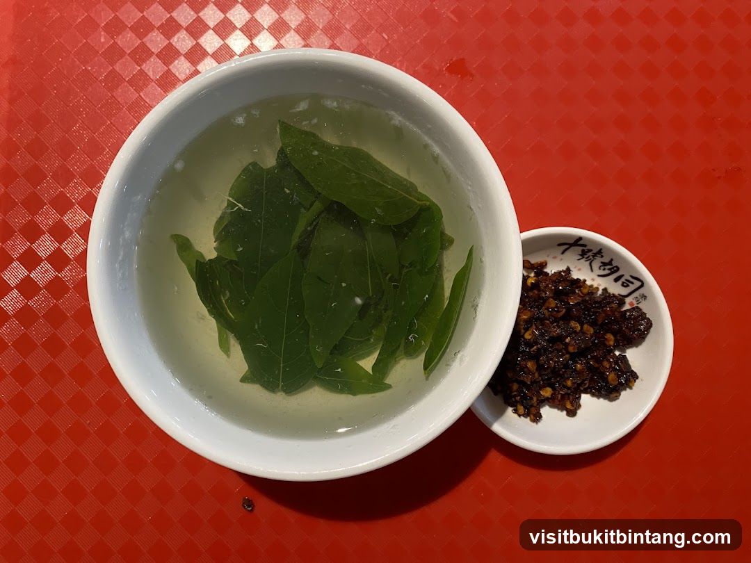 Leafy Greens with Chili Paste