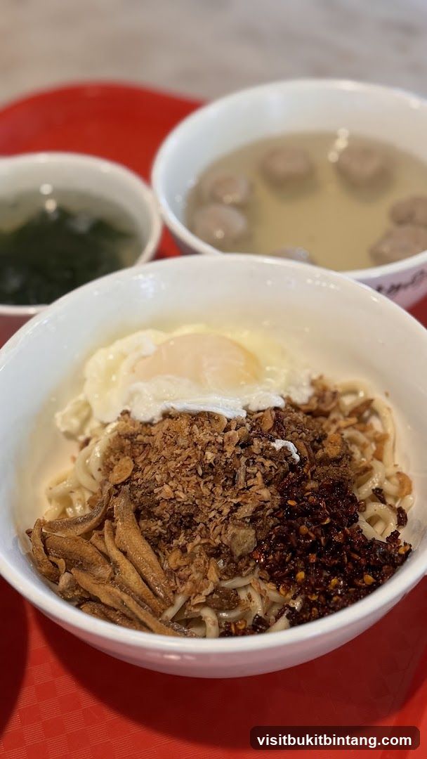 Noodles with Egg and Toppings