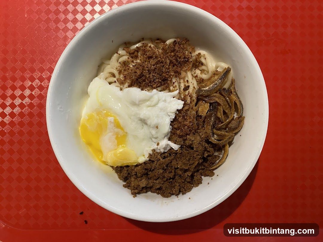 Noodle Dish with Egg and Anchovies