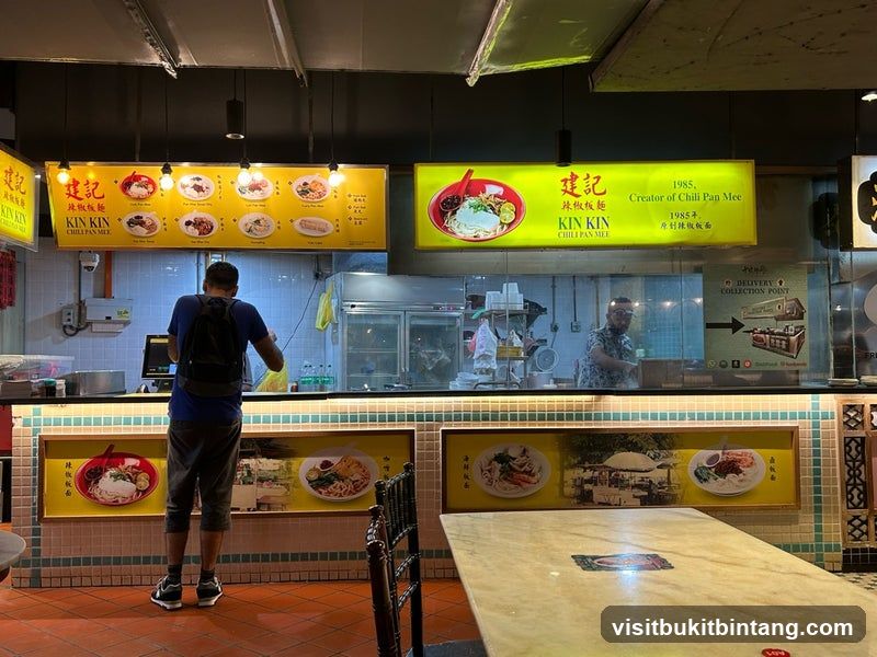 Restaurant Counter with Menu