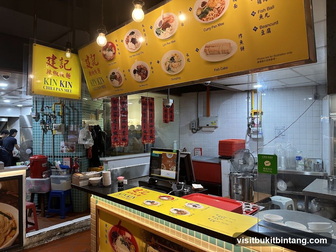 Restaurant Counter with Menu