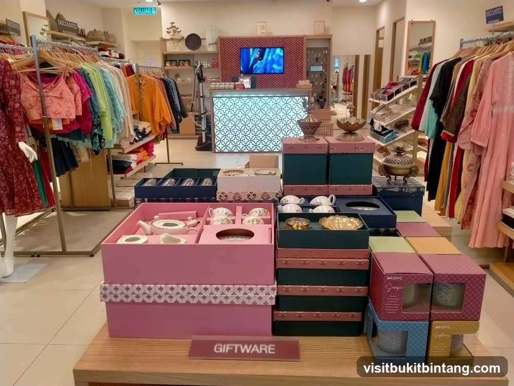 Giftware Display in a Store