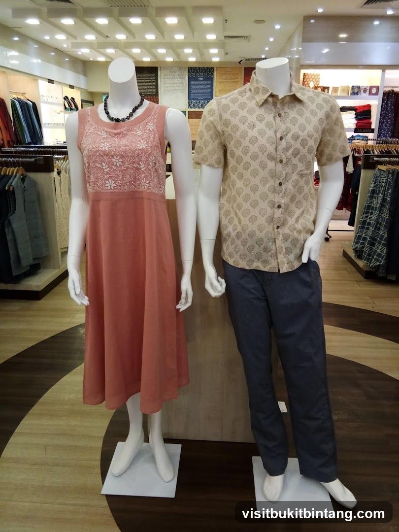 Mannequins in a clothing store