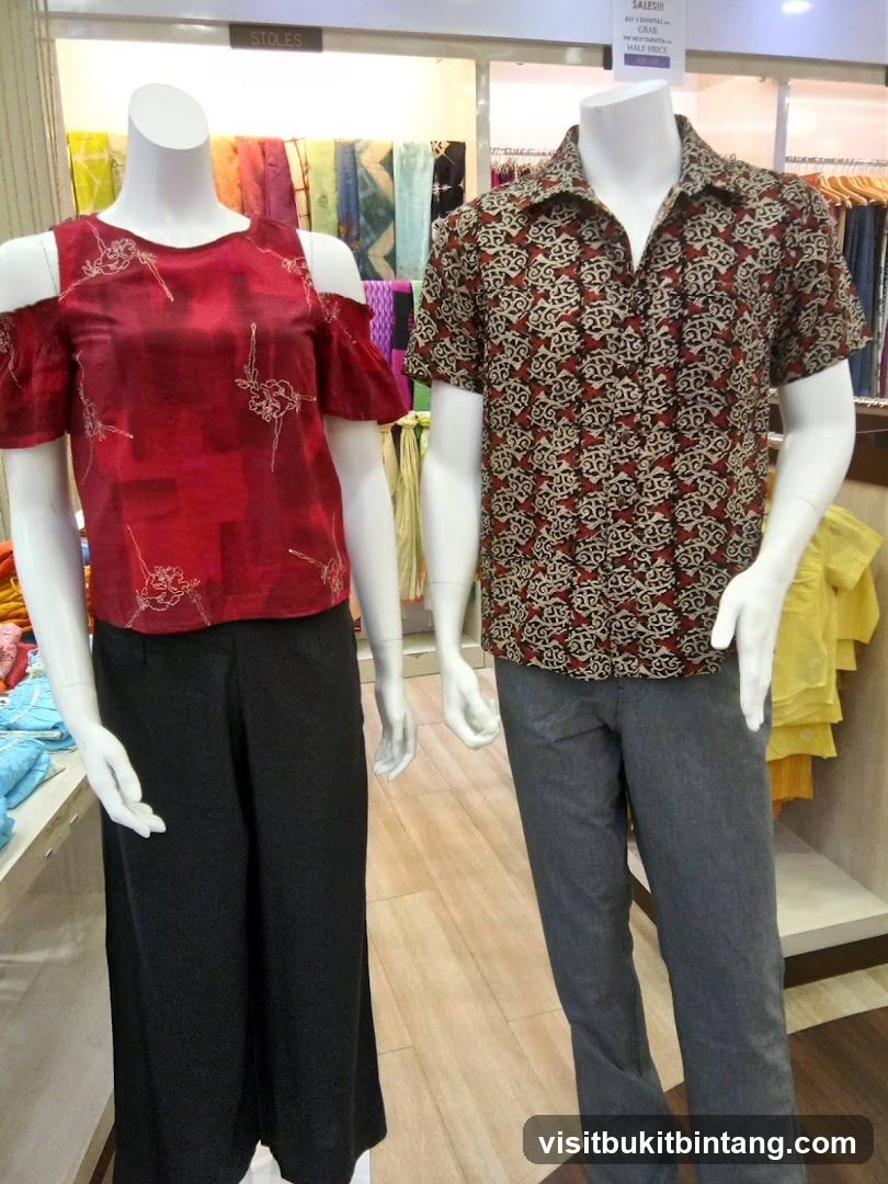 Mannequins in a clothing store