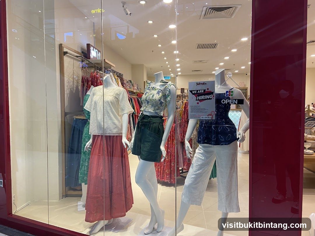 Store Window Display with Mannequins