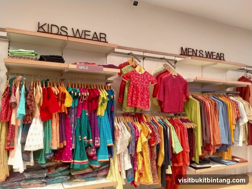 Kids and Men's Wear Section