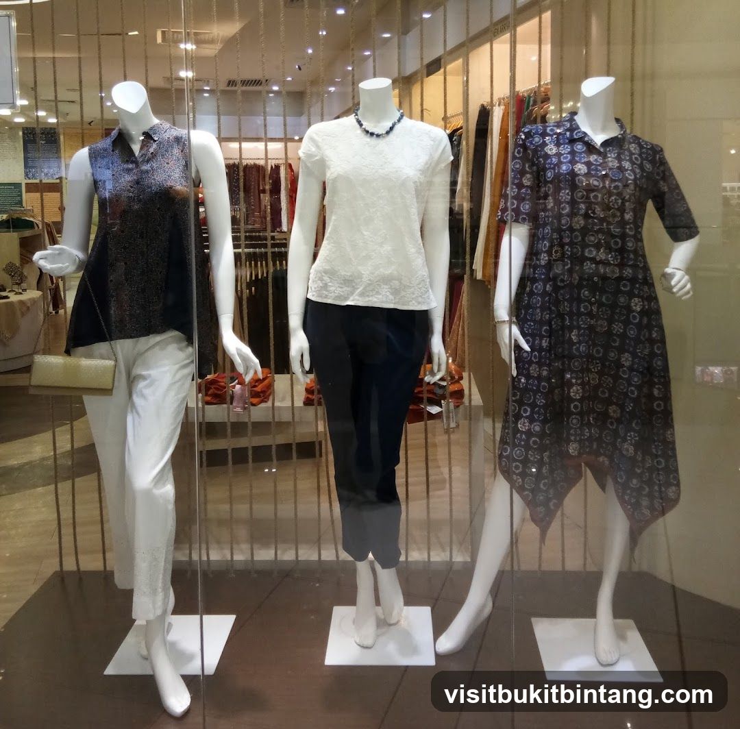 Mannequins in a store window