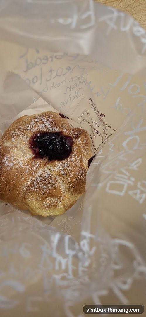 Pastry in a paper bag