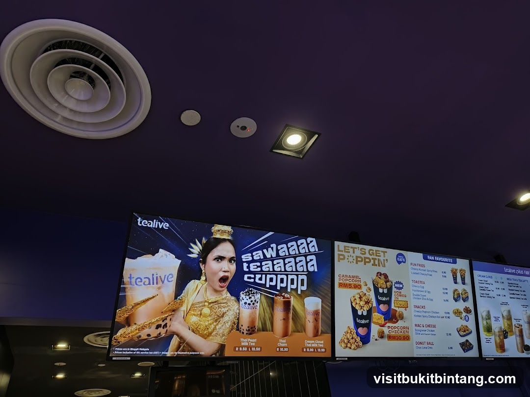 Tealive Menu