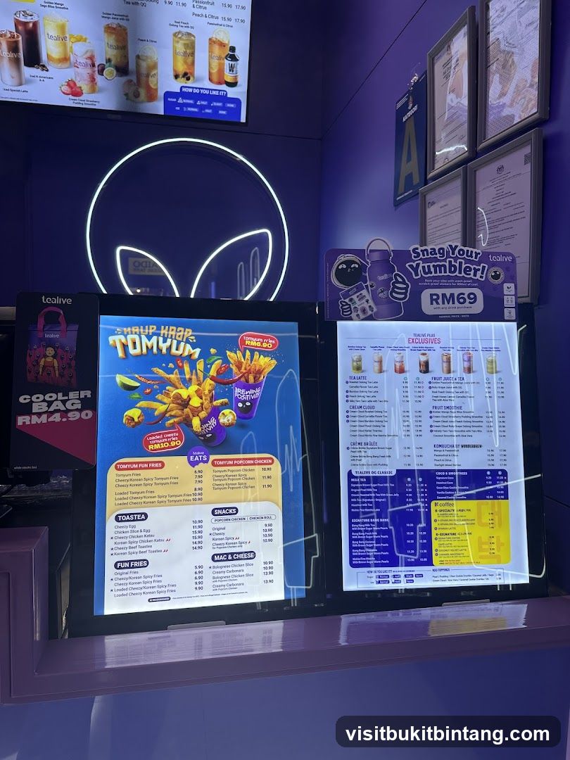 Tealive Menu