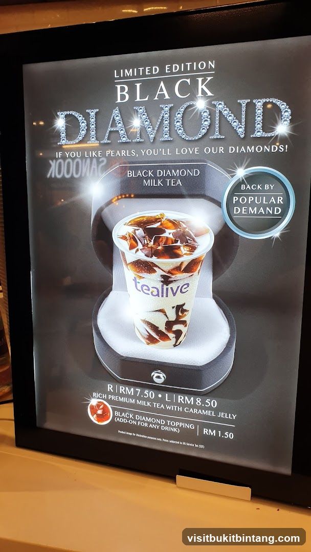 Tealive Black Diamond Milk Tea Advertisement