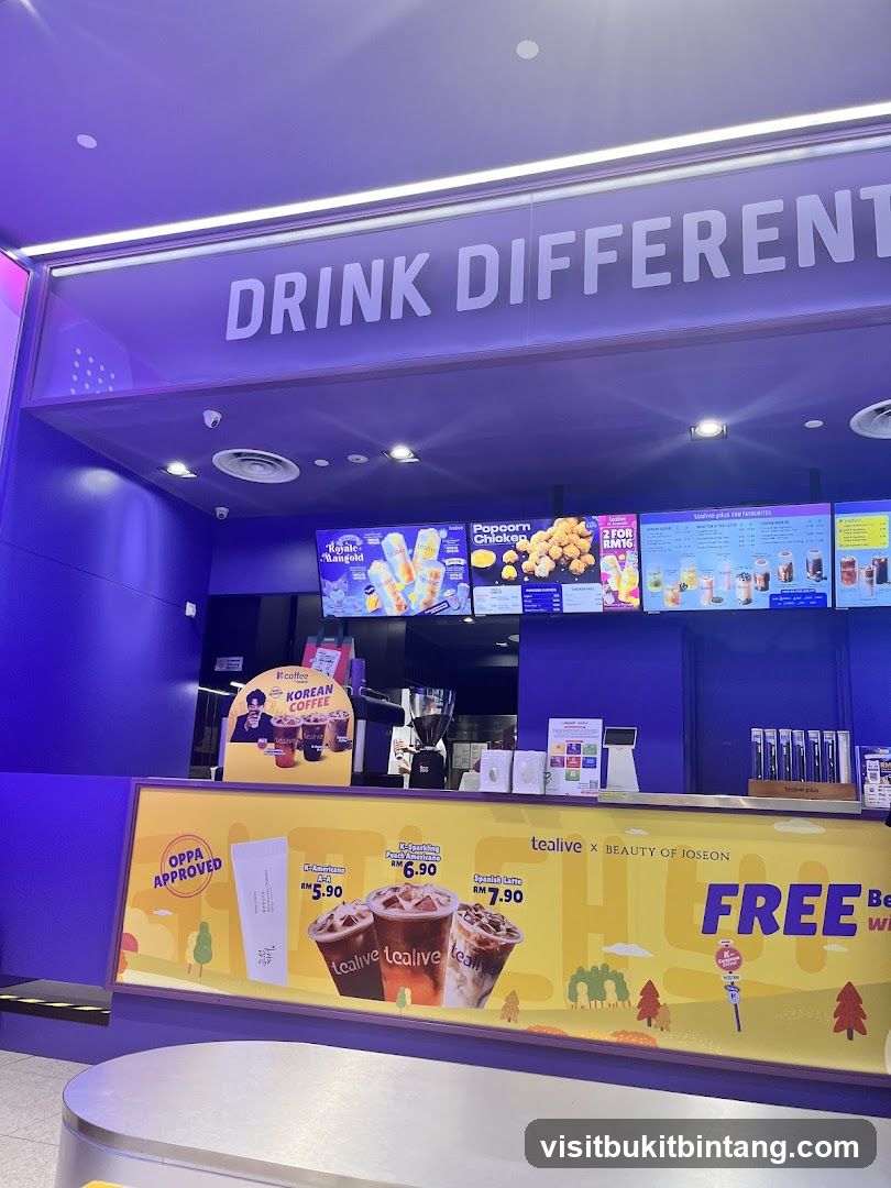 Tealive Drink Counter