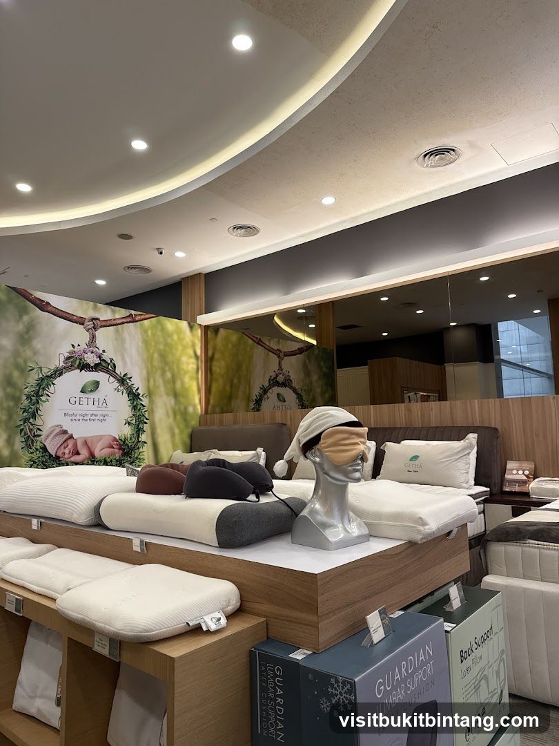 Mattress and Pillow Store Display