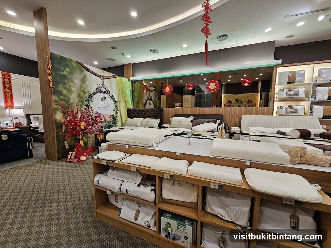 Mattress and Pillow Store Display