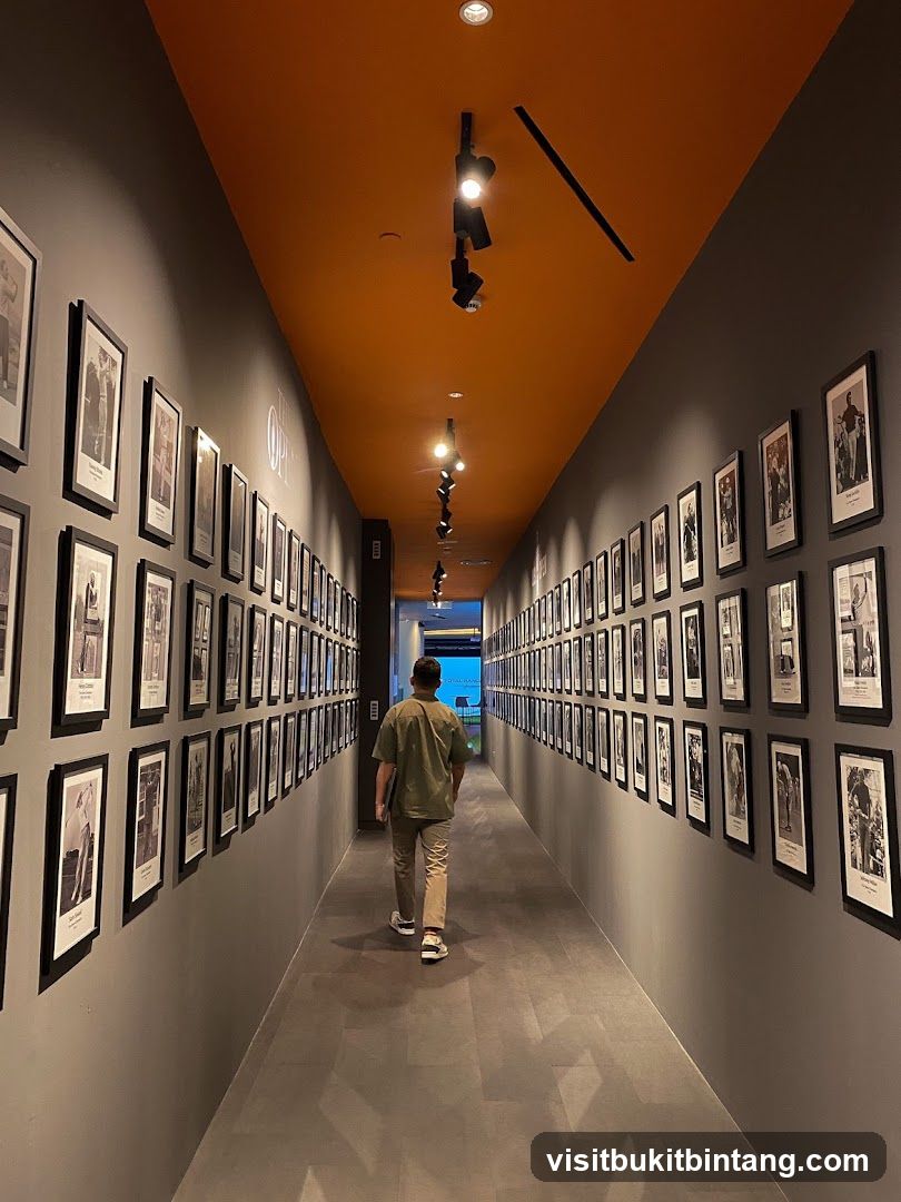 Hallway with Framed Photos