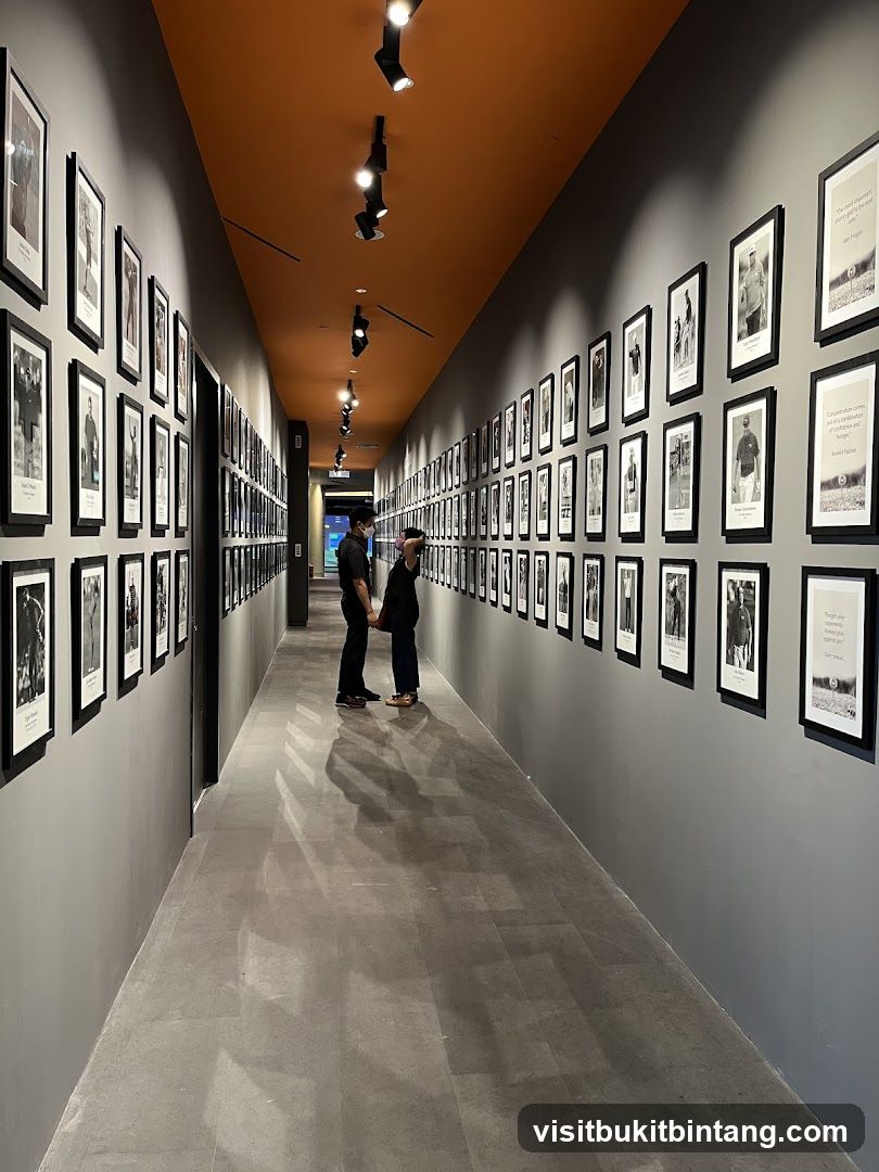 Hallway with Framed Photographs