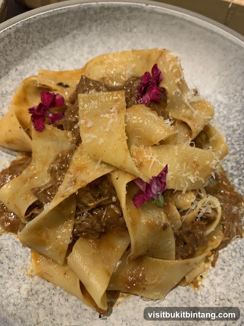 Pappardelle with Meat Sauce