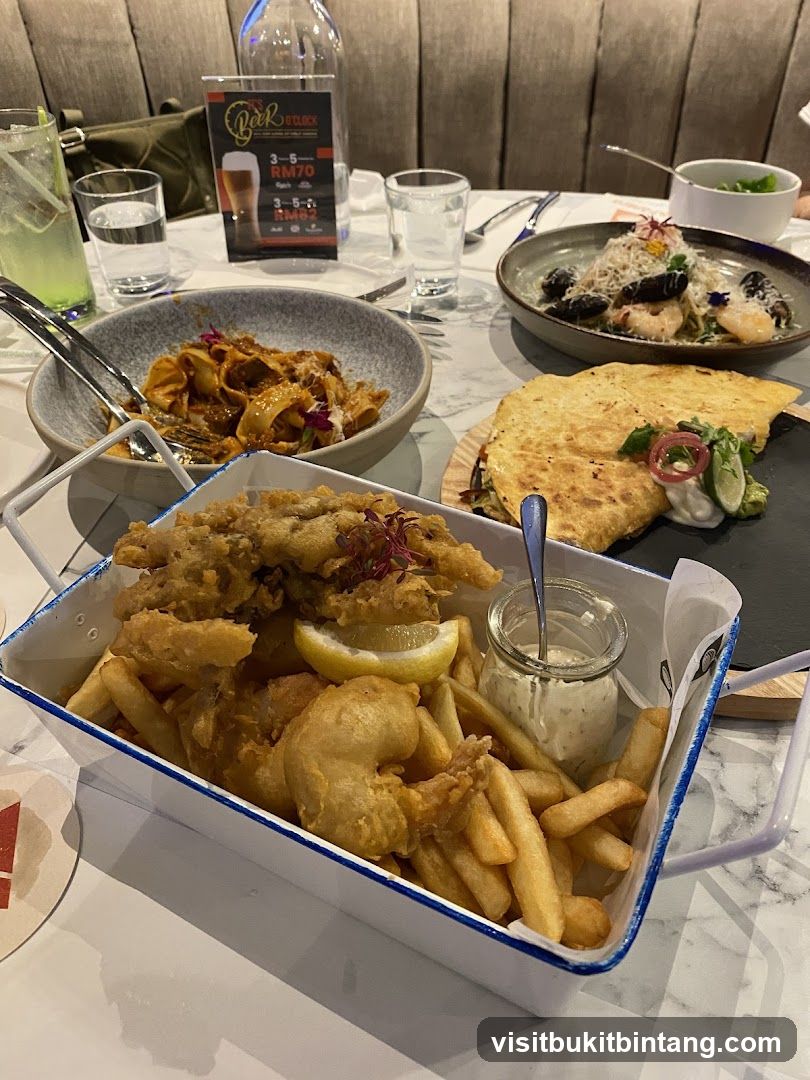 Table with Food and Drinks