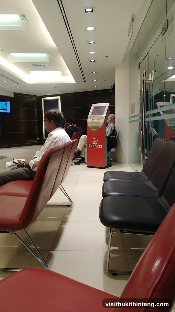 Waiting Area with Emirates Kiosk