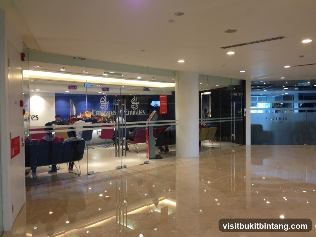 Emirates Office Waiting Area