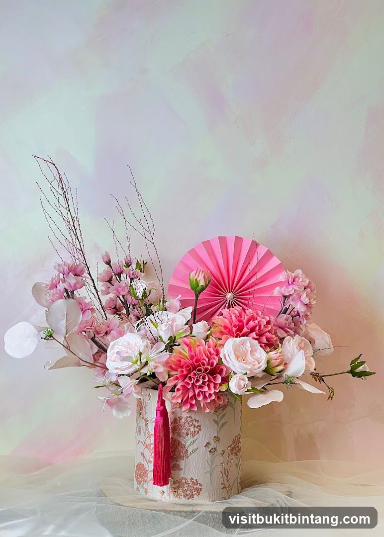 Floral Arrangement in Decorative Box