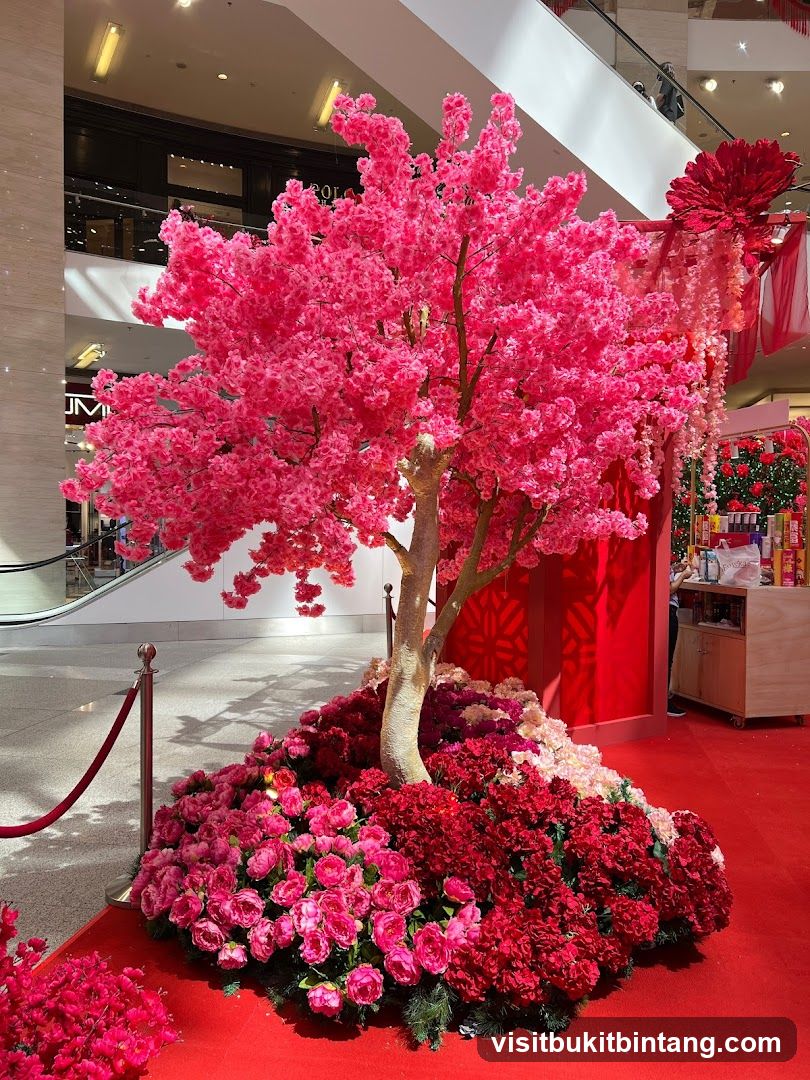 Decorative Cherry Blossom Tree Display