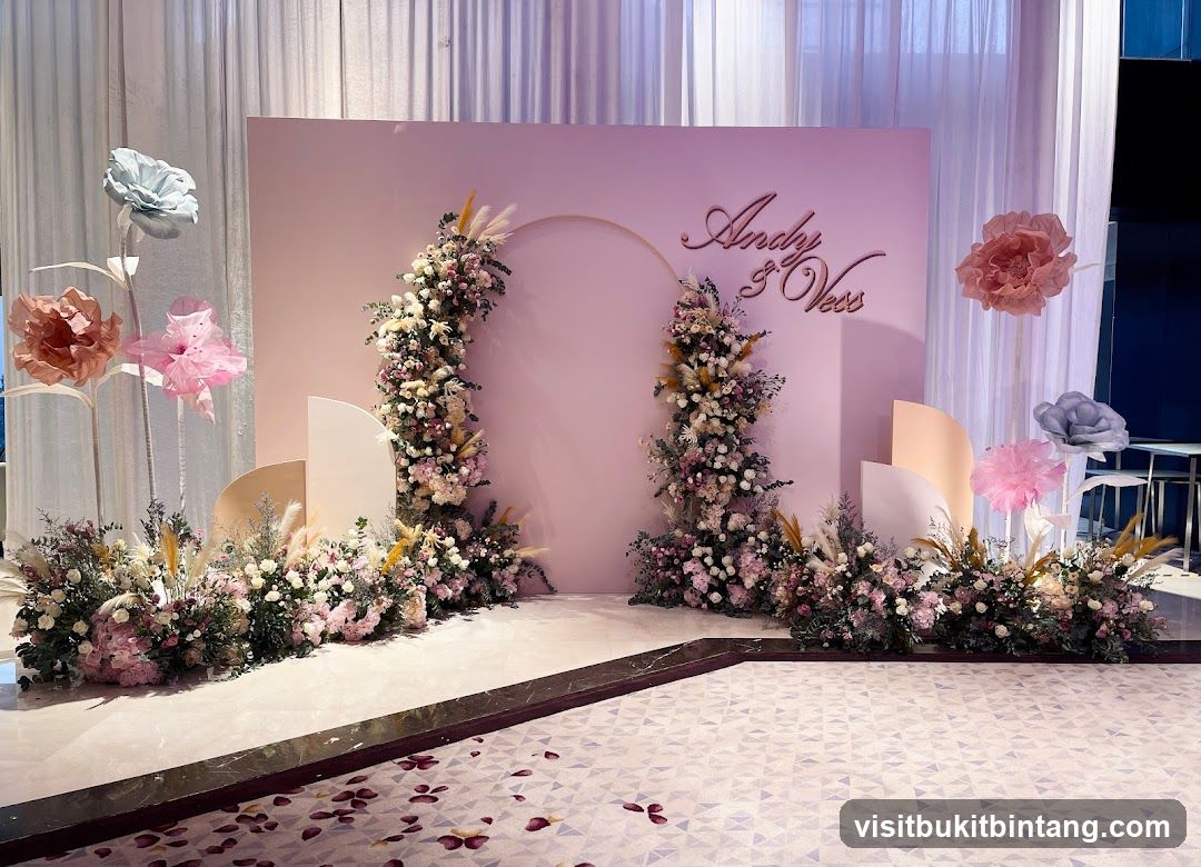 Wedding Arch with Floral Decorations