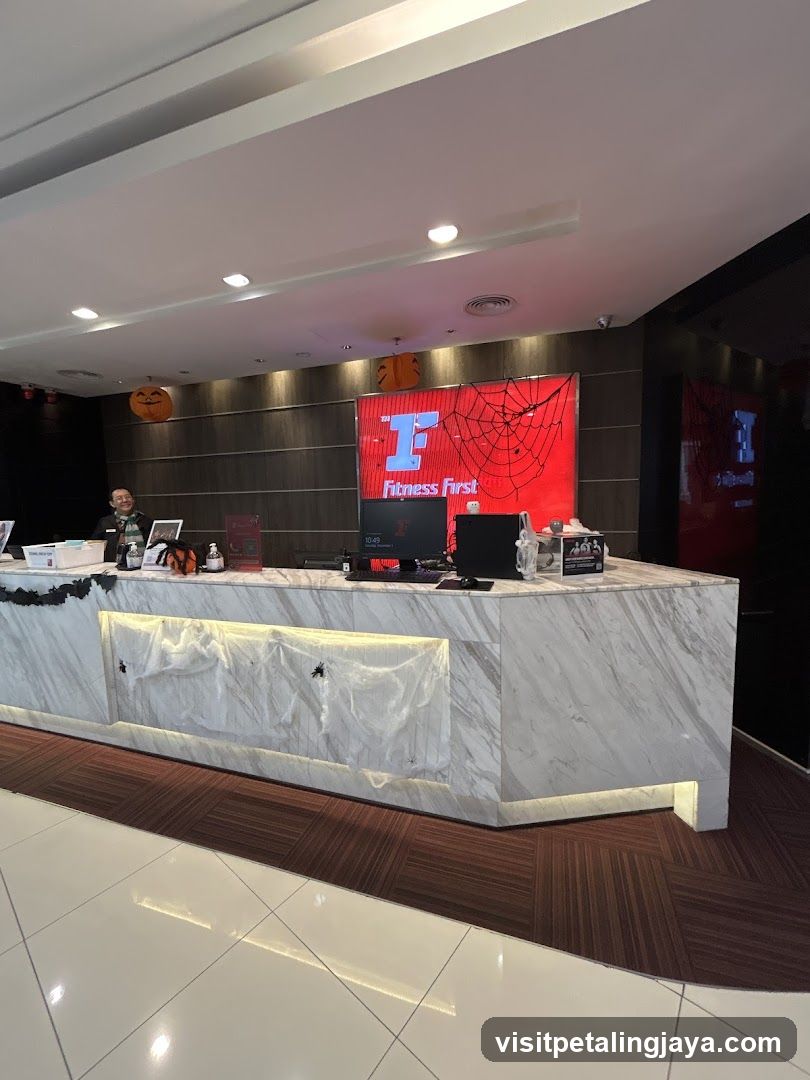 Fitness First Reception Area