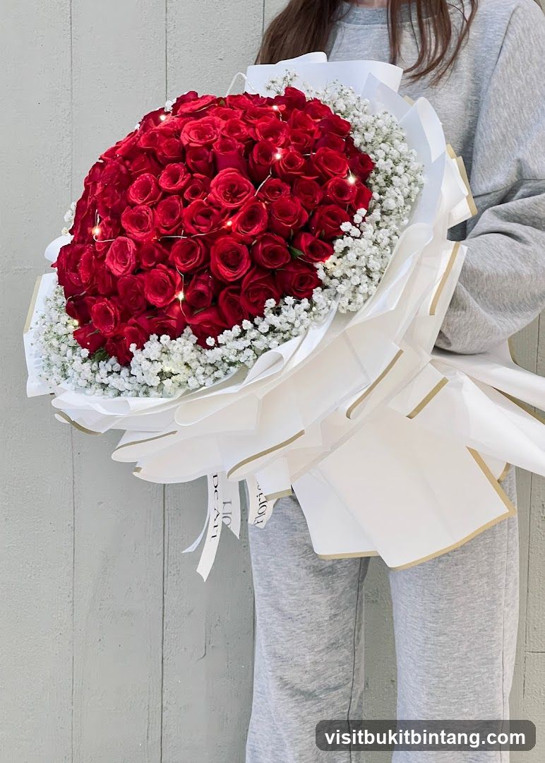 Large Bouquet of Red Roses