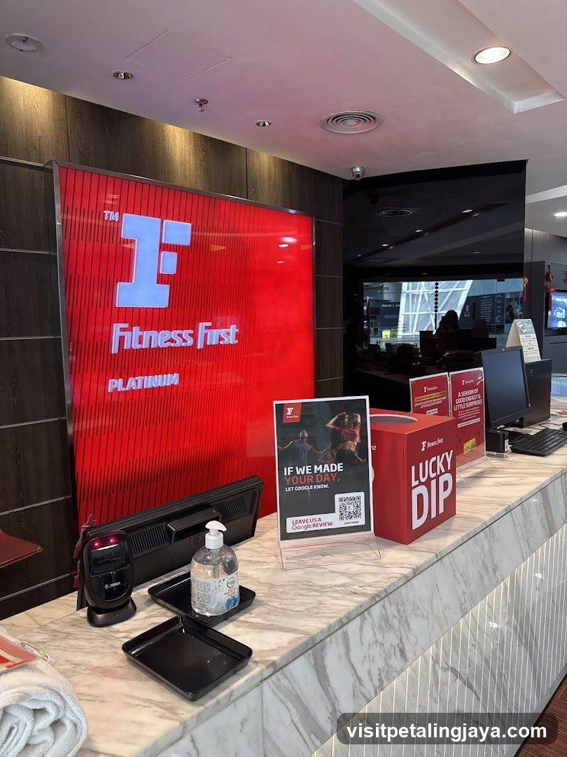 Fitness First Platinum Reception Area