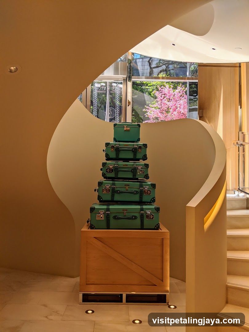 Stack of Green Suitcases