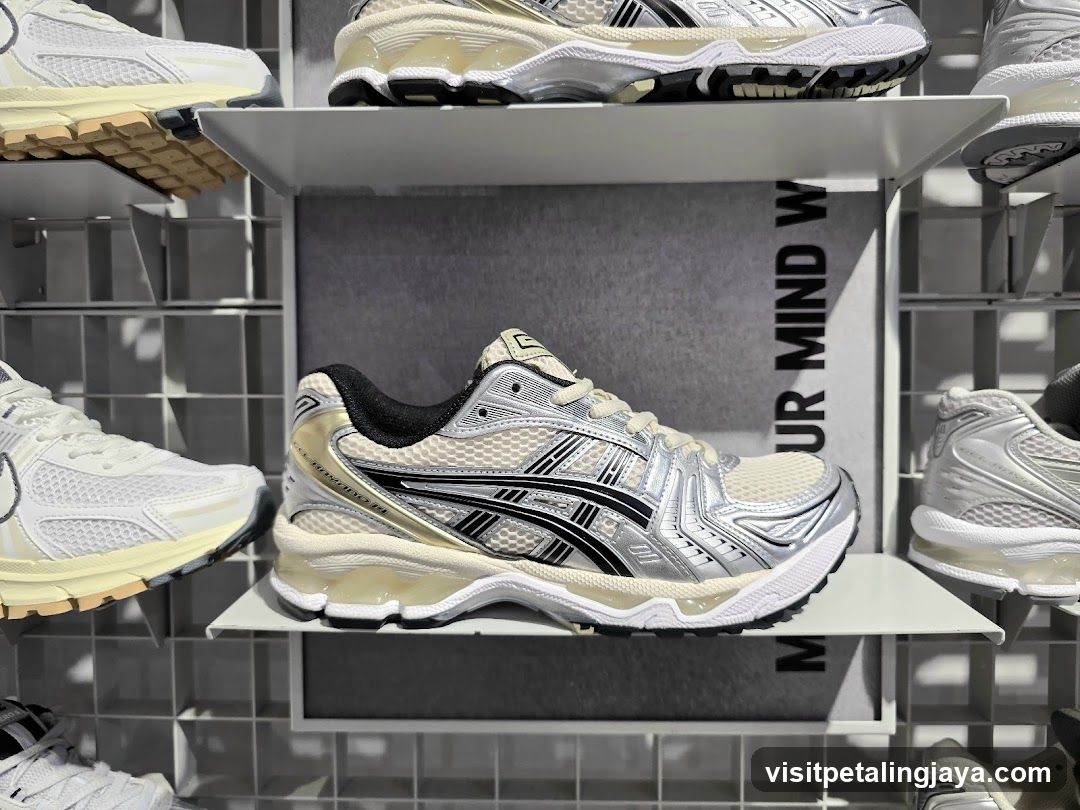 Asics Running Shoes Display