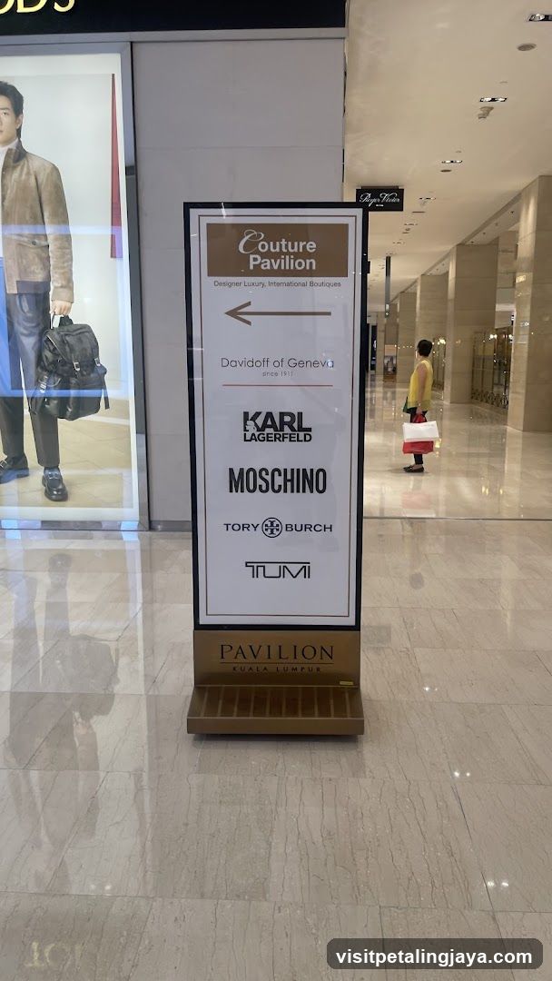 Couture Pavilion Signage