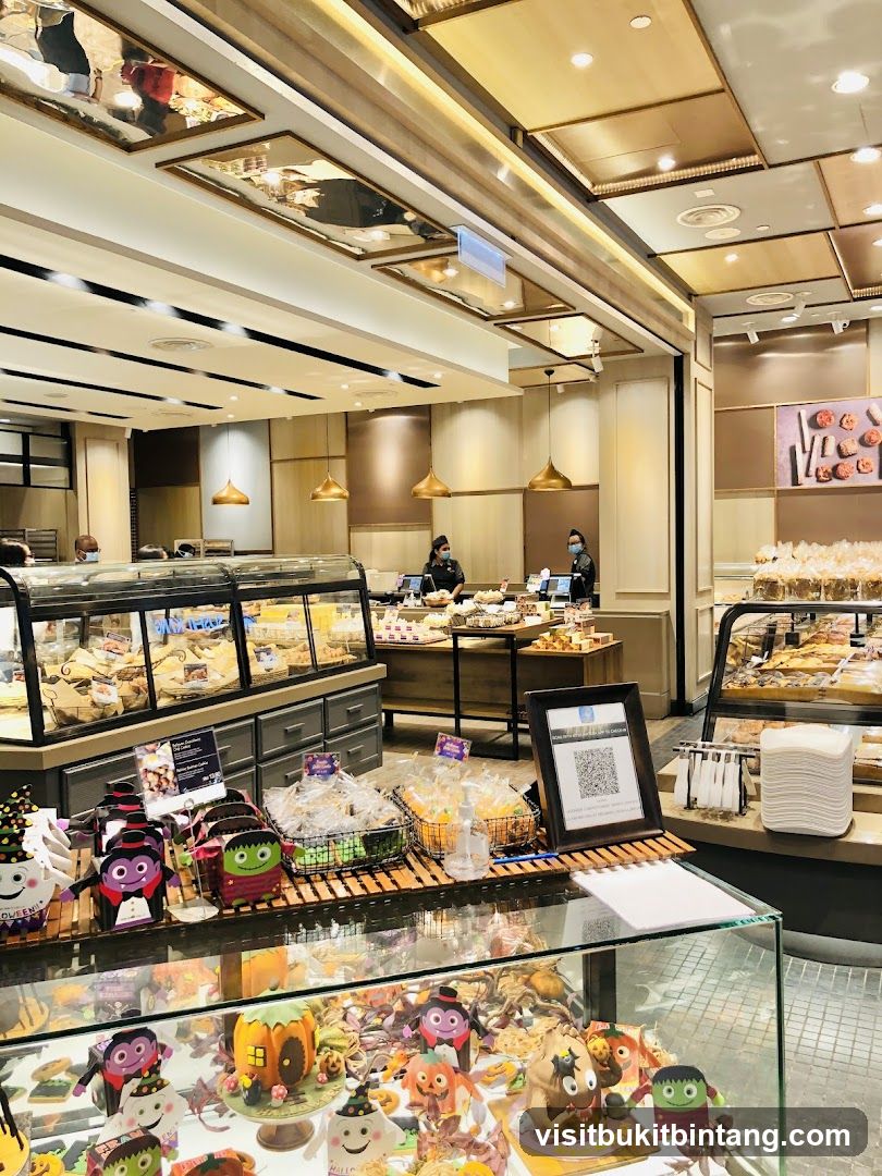 Bakery Interior with Halloween Treats