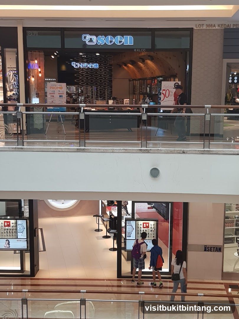 Optical and Watch Stores in a Mall