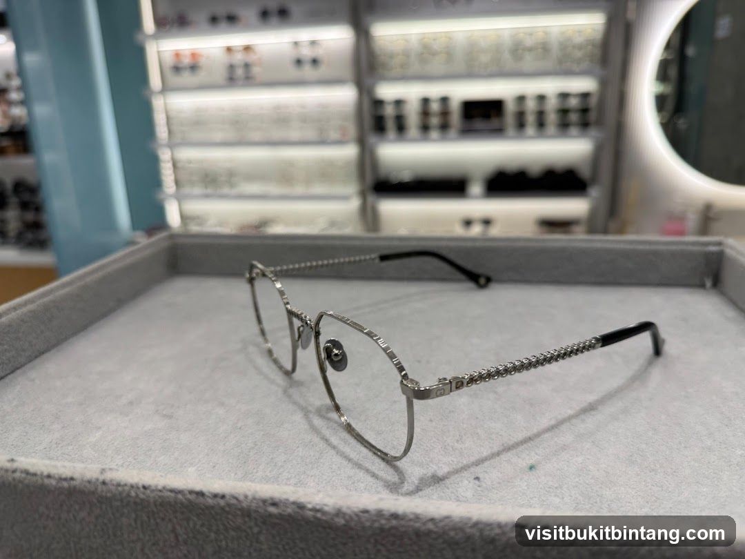 Eyeglasses on Display