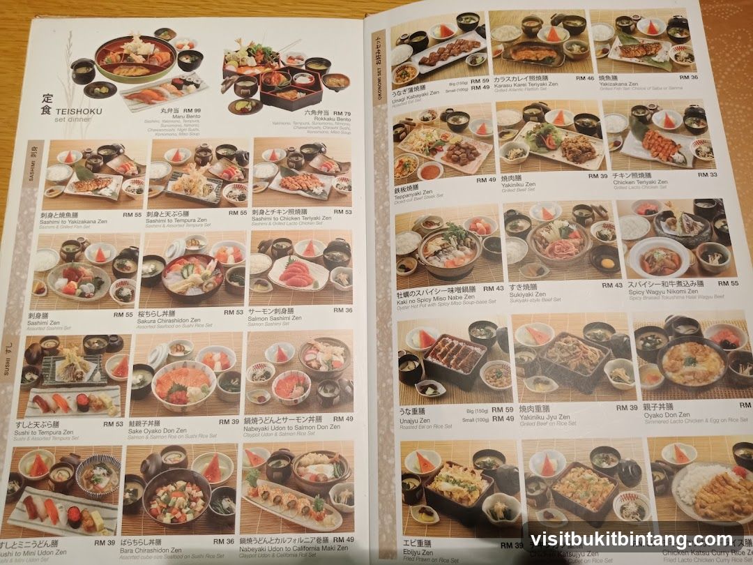 TEISHOKU set dinner