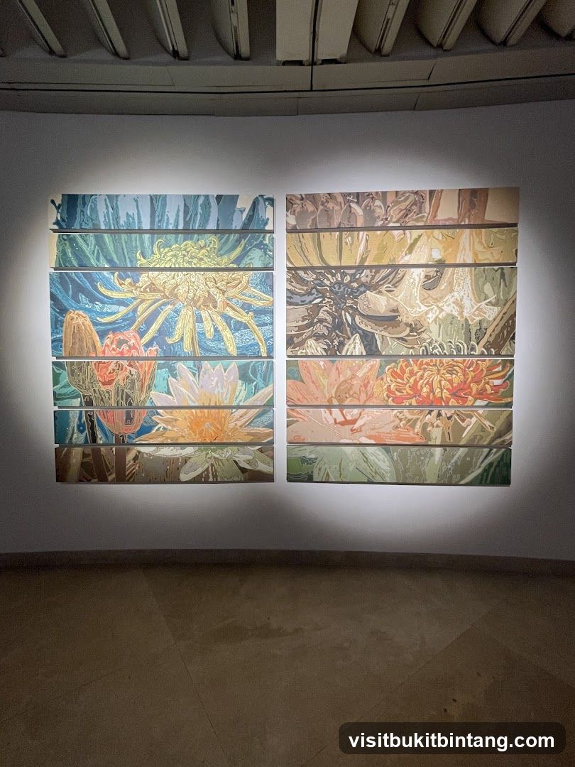 Floral Artwork Display
