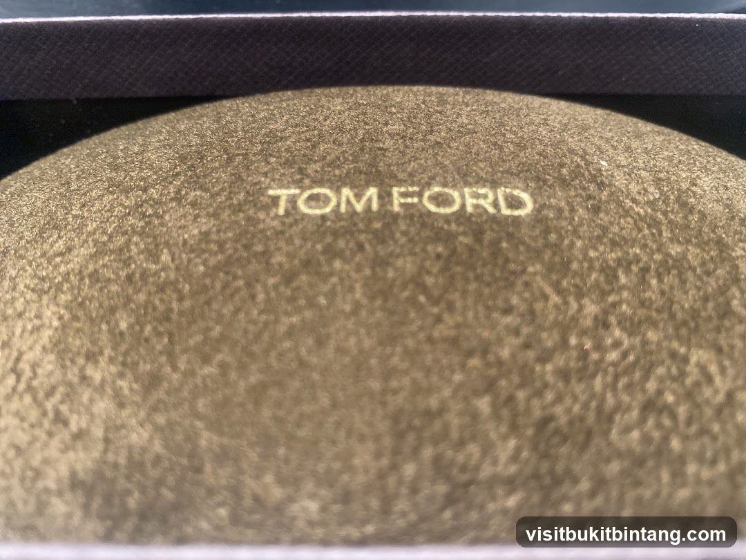 Tom Ford Logo on Case