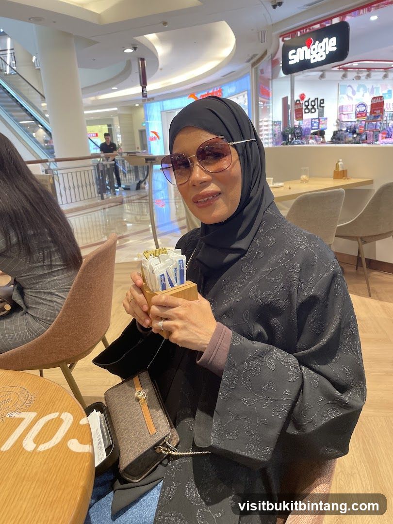Woman in a cafe